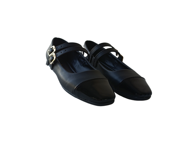 Zapatilla Mary jane Negros