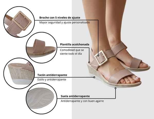 Sandalias Plataforma Maquillaje