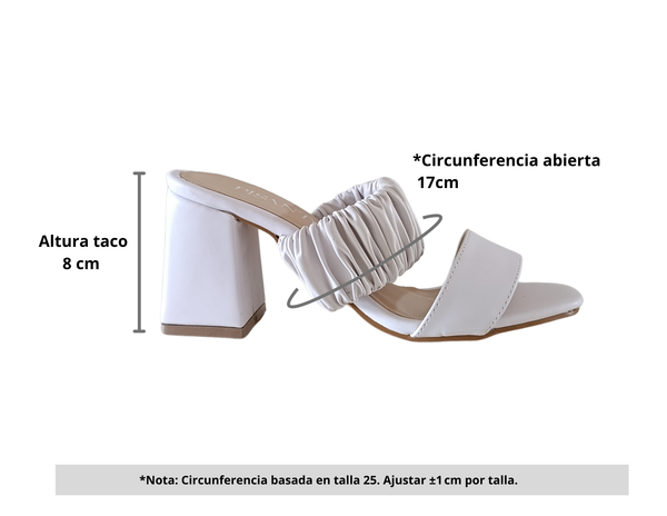 Tacones Blancos Fiesta Estilo Formal/Casual
