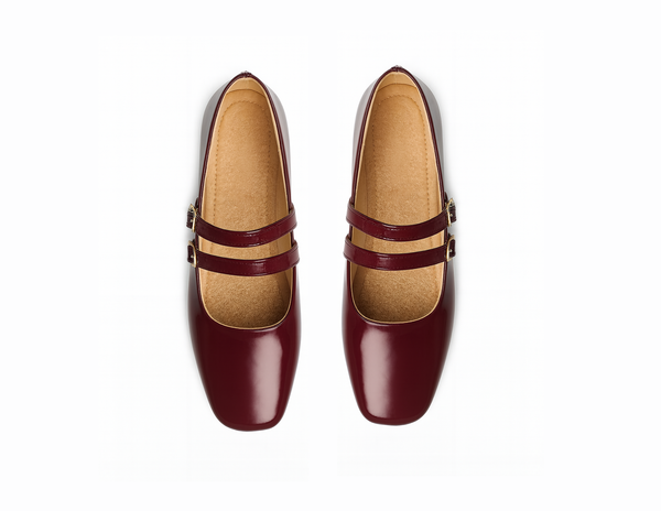 Zapatilla Mary jane Tinto