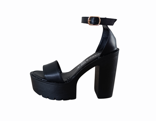 Tacones Plataforma Lola Negro