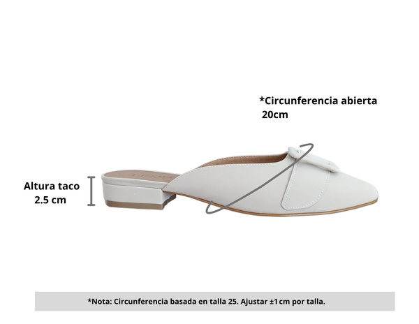 Zapatilla Formal Blanco
