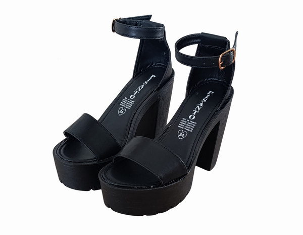 Tacones Plataforma Lola Negro