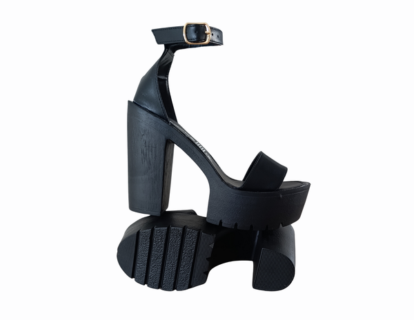 Tacones Plataforma Lola Negro