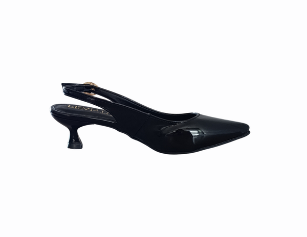 Zapatilla Charol Kitten Heels