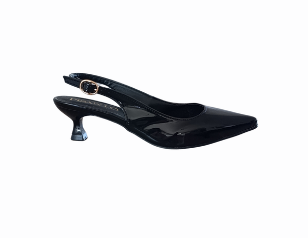 Zapatilla Charol Kitten Heels