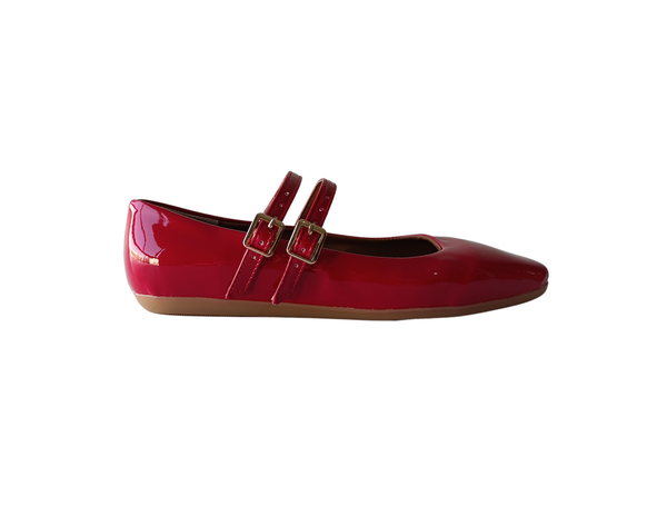 Zapatilla Mary jane Rojos