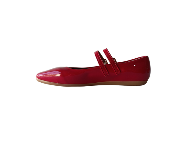 Zapatilla Mary jane Rojos