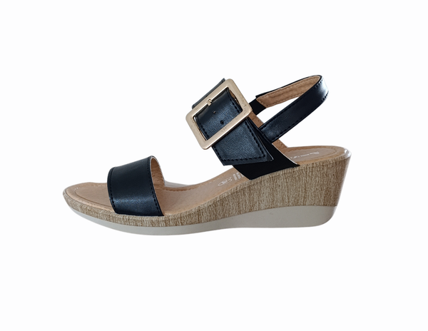 Sandalias Plataforma Negro