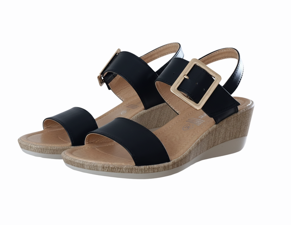 Sandalias Plataforma Negro