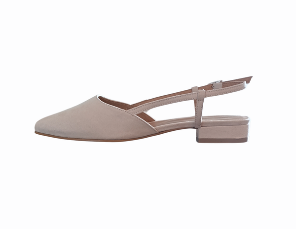 Blanco / Leche Slingback