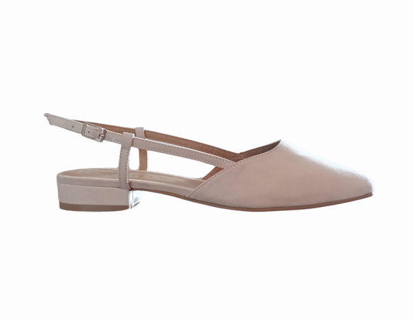 Blanco / Leche Slingback