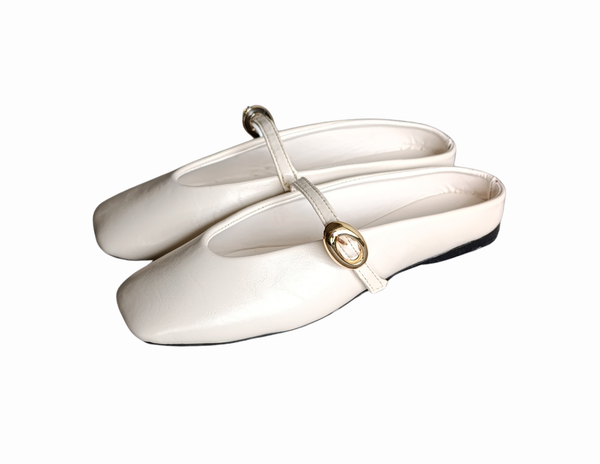 Flats Blanco crema