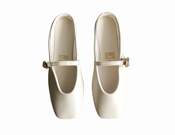 Flats Blanco crema