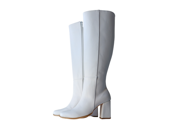 Botas Altas Blancas