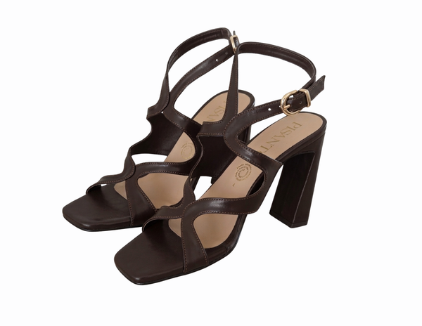 Tacones fiesta Marrón