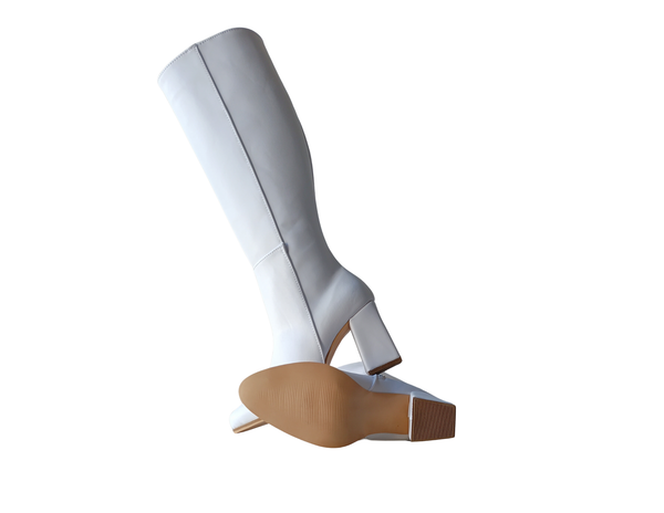 Botas Altas Blancas