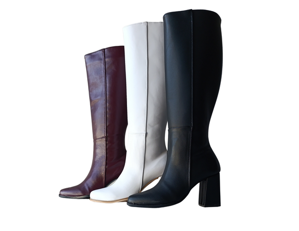 Botas Altas Blancas