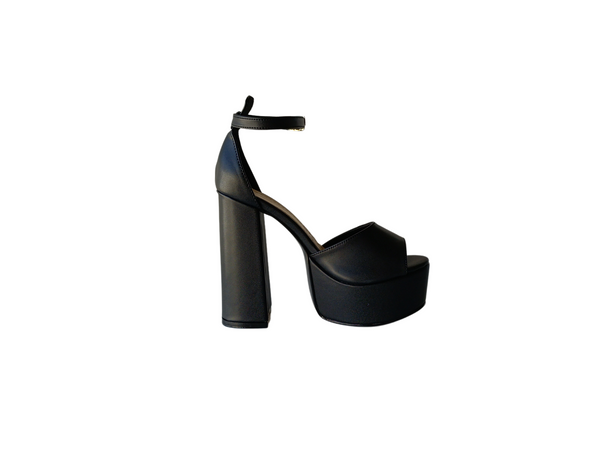 Tacones Altos de Plataforma Color negro