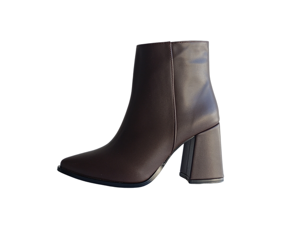 Botín Marrón chocolate formal picudo