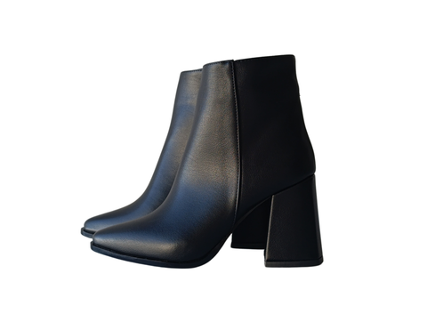 Botín Negro formal picudo