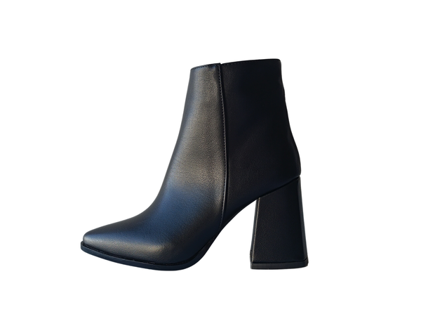 Botín Negro formal picudo