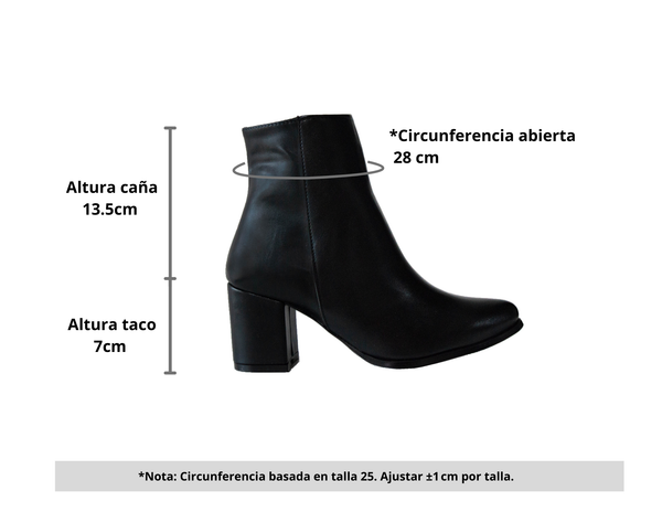 Bota clásica color Negro