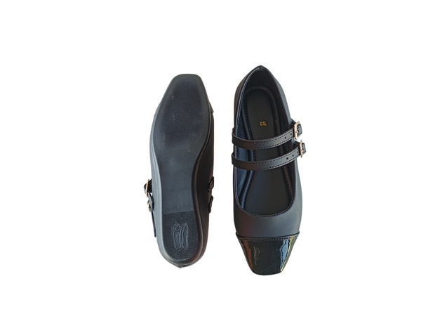 Zapatilla Mary jane Negros