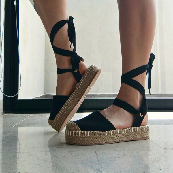 Alpargata Lady Negro