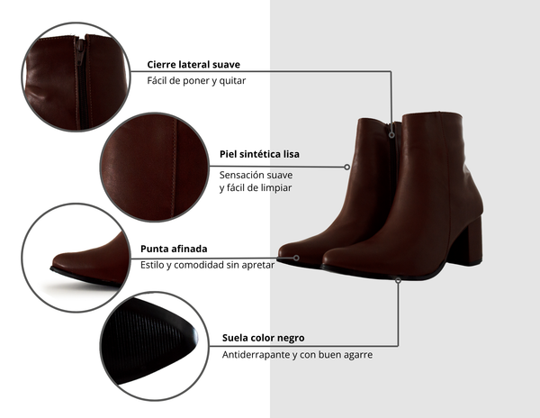Botín Madera con Tacón Alaska