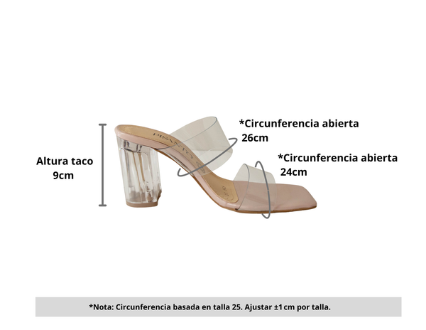 Tacones Transparentes Mica