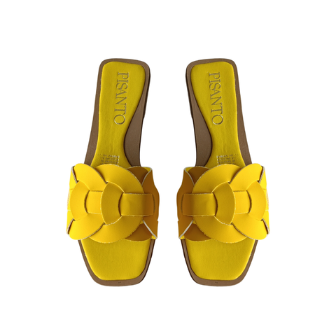 Sandalia Flor Amarillo