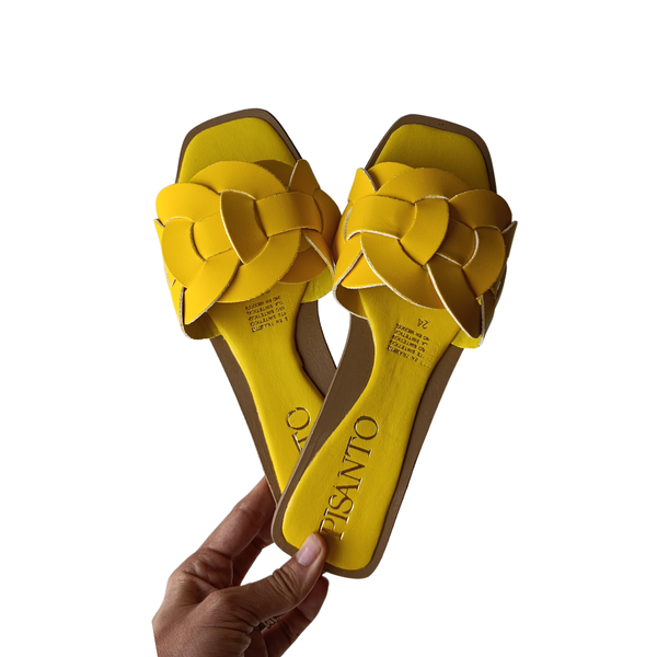 Sandalia Flor Amarillo