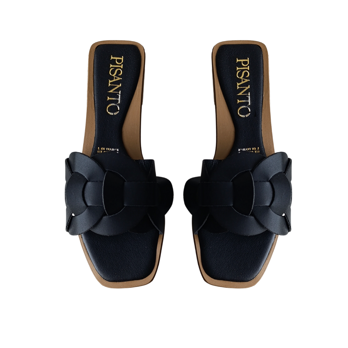 Sandalia Flor Negro