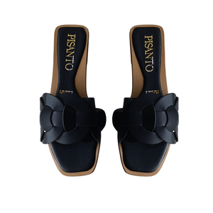 Sandalia Flor Negro