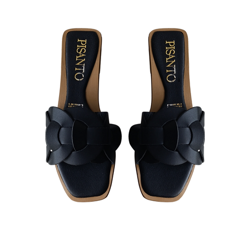 Sandalia Flor Negro