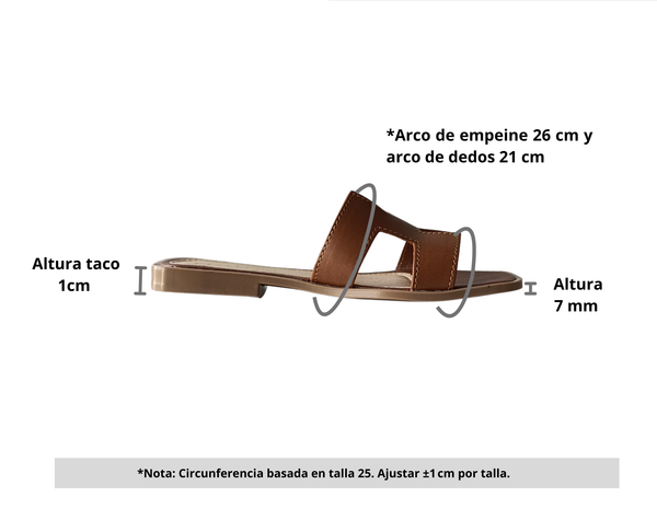 Sandalias H Marrón
