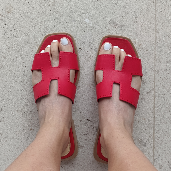 Sandalias H Rojo