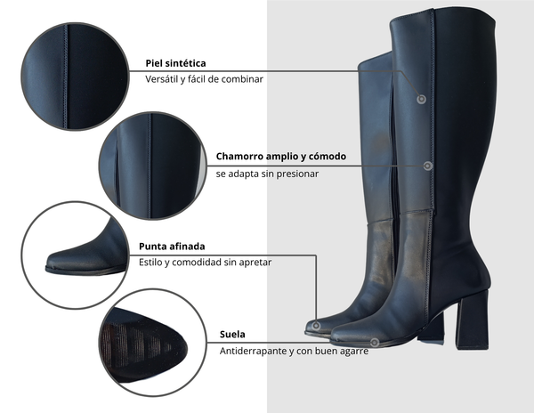 Botas Altas Negras