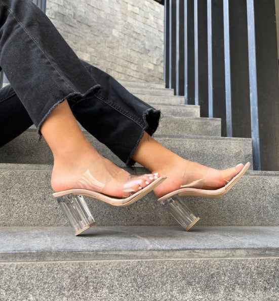 Tacones Transparentes Mica