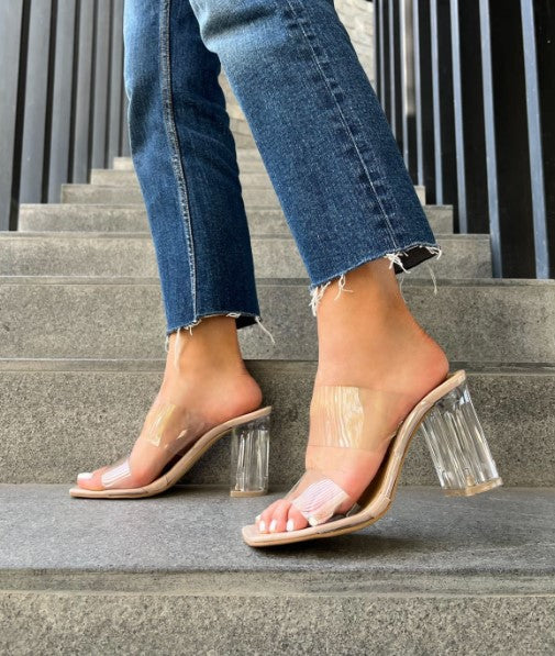 Tacones Transparentes Mica
