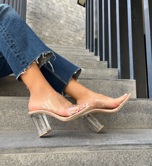 Tacones Transparentes Mica