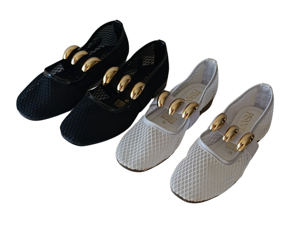 Sandalia Renata MJ de Malla Negro