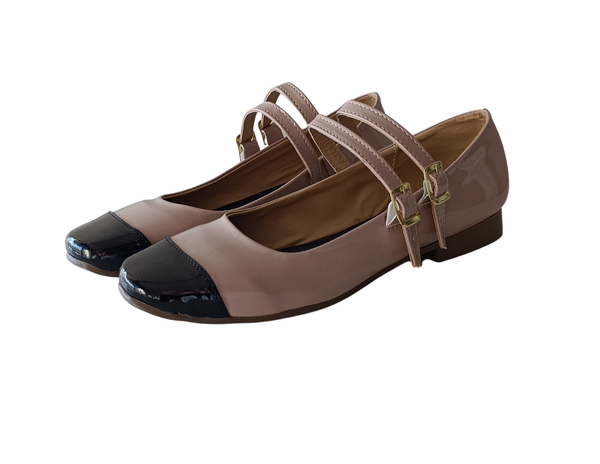 Zapatilla Mary jane Maquillaje - Negro