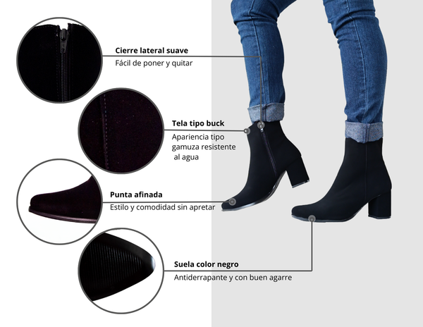 Bota clásica color Negro buck
