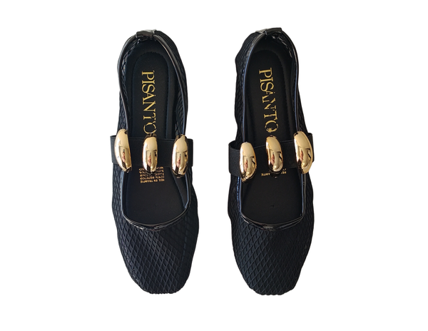 Sandalia Renata MJ de Malla Negro