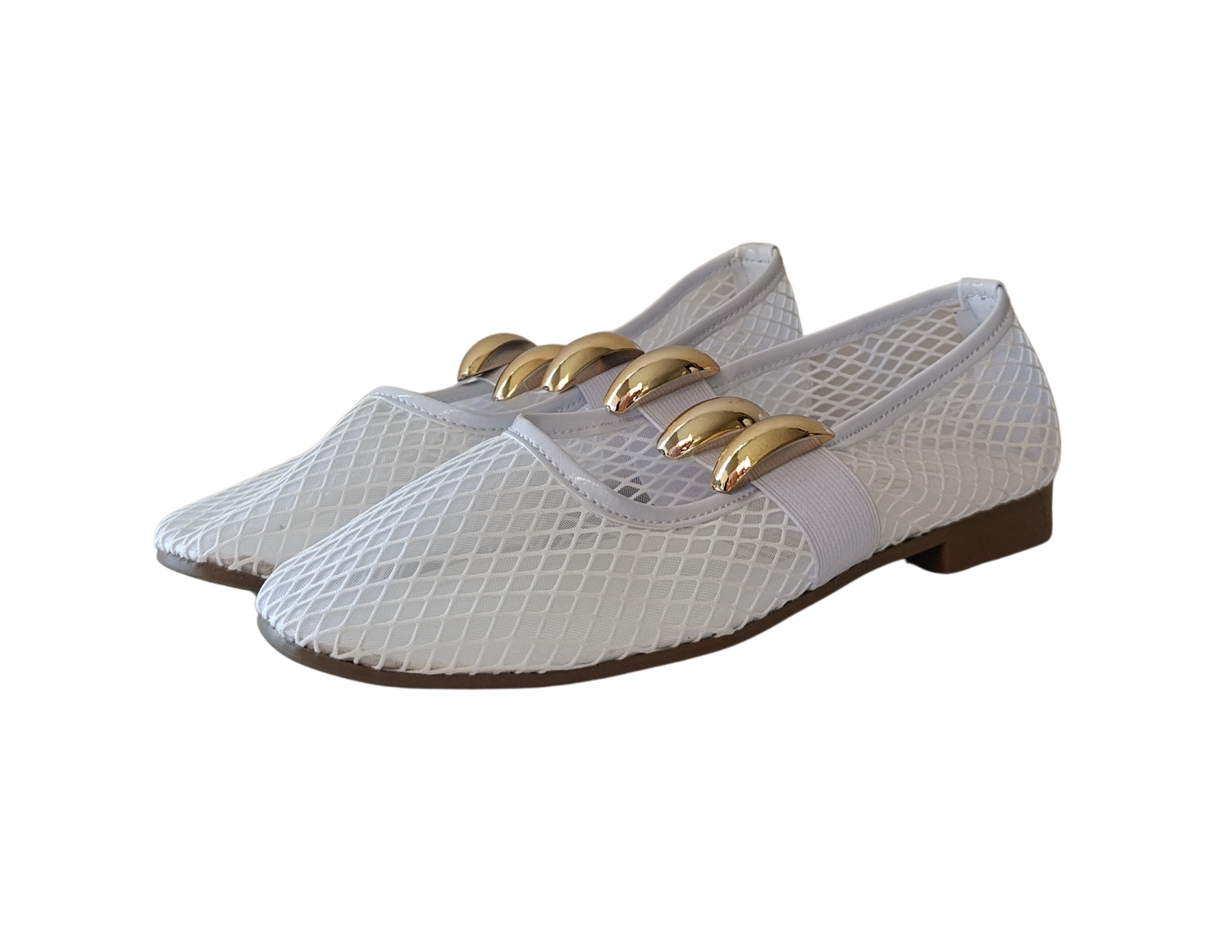 Sandalia Renata MJ de Malla blanco